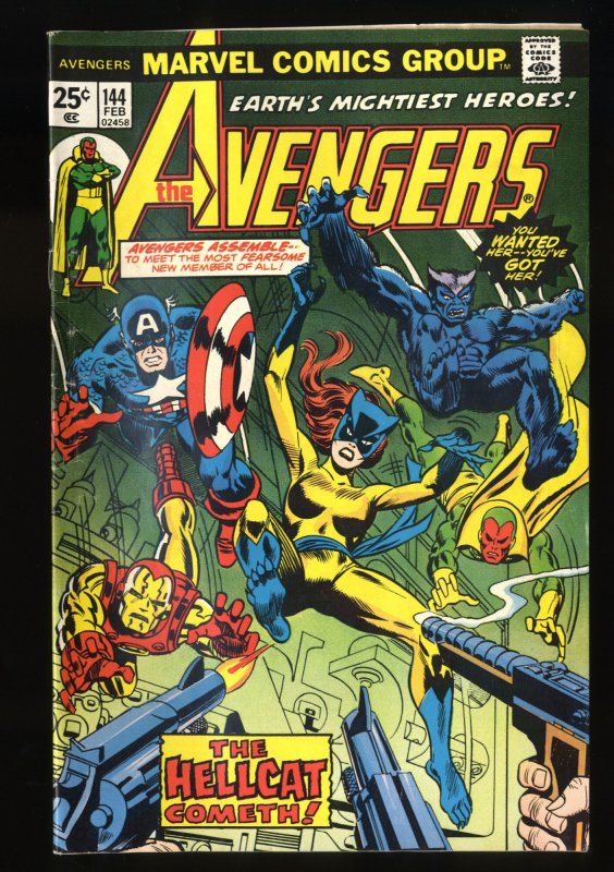 Avengers #144 FN+ 6.5 1st Hellcat!