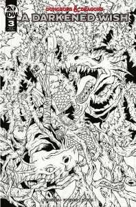 Dungeons & Dragons A Darkened Wish #3 1:25 Fowler Variant IDW 2019 EB114