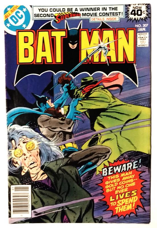 Batman #307 (1st App Lucius Fox!!) and Batman #474 (Great cover!)