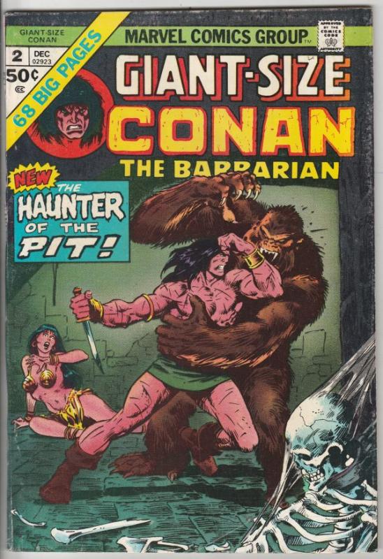 Giant-Size Conan #2 (Dec-74) FN- Mid-Grade Conan