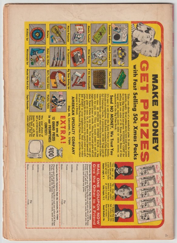 Uncle Scrooge #60 (Nov 1965, Gold Key), G condition (2.0)