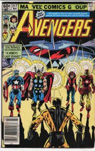 The Avengers #217 (1982) The Avengers