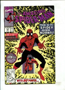 AMAZING SPIDER-MAN #341 (DIRECT EDITION) - POWERLESS PART 1 (9.2) 1990