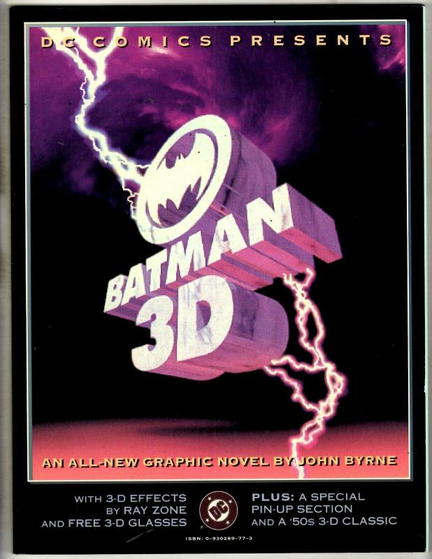 Batman 3D TPB Batman Digital Justice HARDCOVER Graphic Novel Comic Books J342