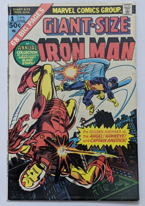 Giant-Size Iron Man #1 (Oct 1975, Marvel) VF+ 8.5  