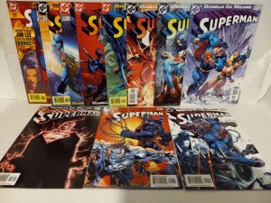 SUPERMAN: 204 - 214 + UNCHAINED  1,2,3,5,6,8  - JIM LEE - FREE SHIPPING