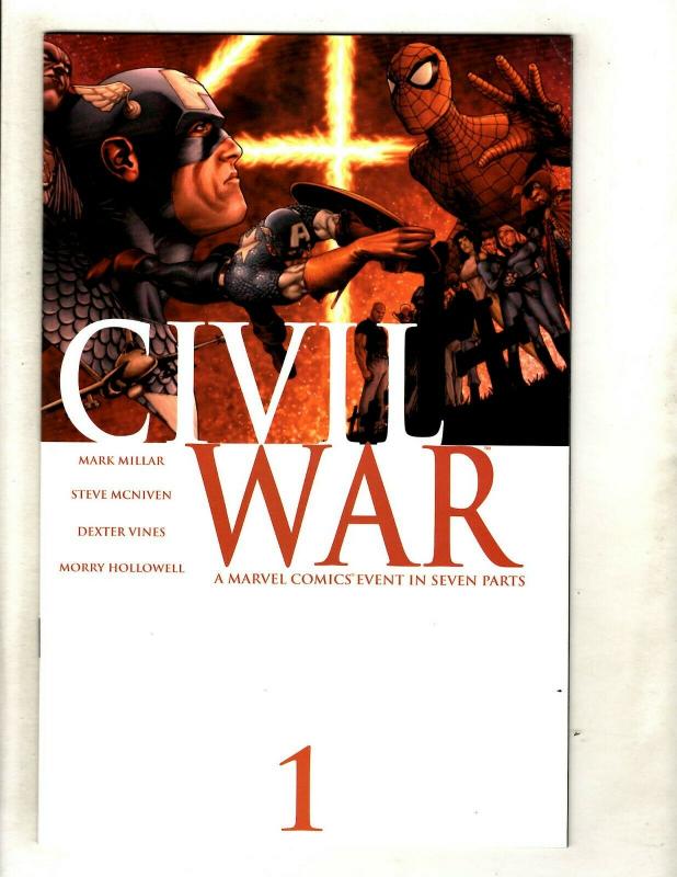 Civil War Complete Marvel Comics LTD Series # 1 2 3 4 5 6 7 NM 1st Prints SM8