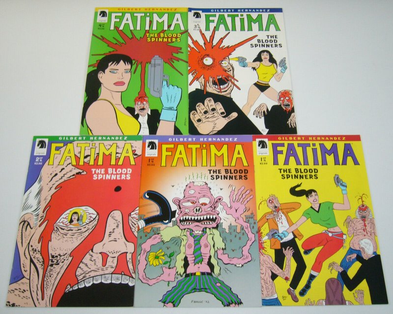 Fatima: the Blood Spinners #1-4 VF/NM complete series + bagge variant  hernandez