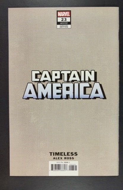 Captain America #23 Ross Variant Cover (2020) ALEX ROSS VIRGIN VARIANT