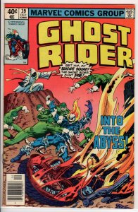 Ghost Rider #39 Newsstand Edition (1979) 9.0 VF/NM