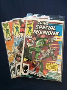 G.I. JOES Special Missions LOT OF 3  V #1  #1 - #3  NM/NM+