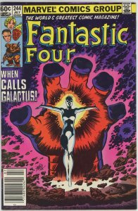 Fantastic Four #244 (1962) - 6.0 FN *1st App Frankie Raye Nova* Newsstand
