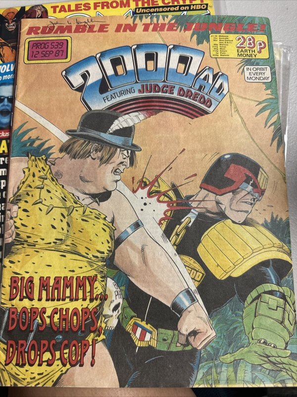 2000AD featuring Judge Dredd Prog 539 - A8