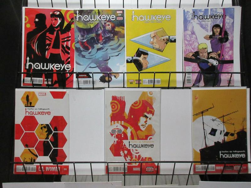 All-New Hawkeye Lot of 7Diff Kate Bishop and Clint Barton Private Investigators