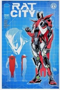 RAT CITY #1 2ND PRINT CVR IMAGE COMICS 2024 ZE CARLOS NM