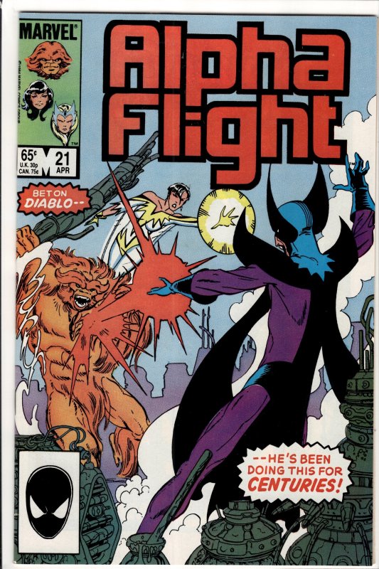 Alpha Flight #21 (1985) Alpha Flight