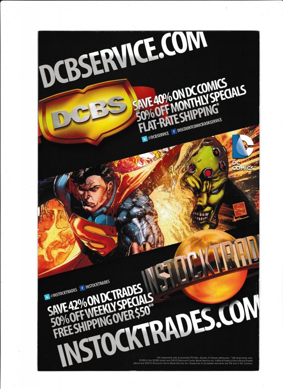 NEW SUICIDE SQUAD #08 (2015) JEREMY ROBERTS | 1ST PRINT | DIRECT SALES