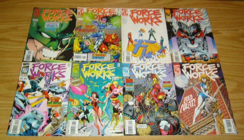 Force Works #1-22 VF/NM complete series - iron man - spider-woman - avengers