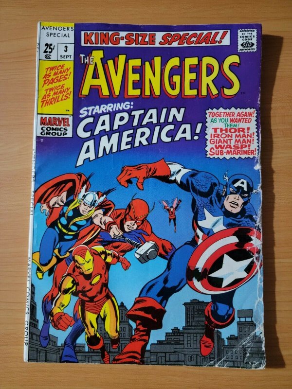 Avengers King-Size Special #3 ~ GOOD GD ~ 1969 Marvel Comics