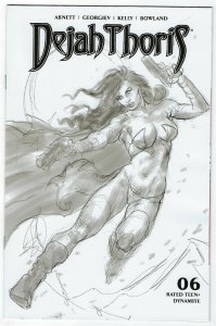 Dejah Thoris # 6 Parrillo 1:10 B&W Variant NM Dynamite