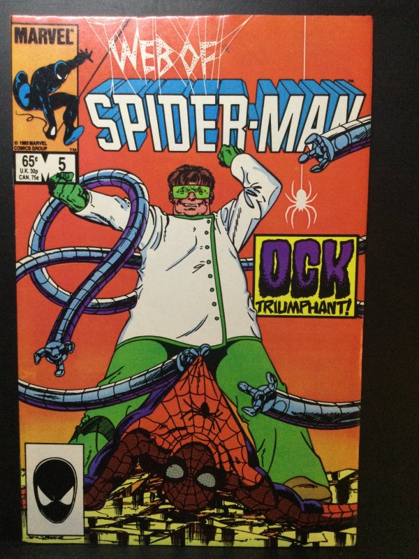 Web of Spider-Man #5 Direct Edition (1985)