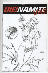 DIENAMITE LIVES #2 G 1:20, NM, Linsner, 2021, Vampirella Bruce Campbell