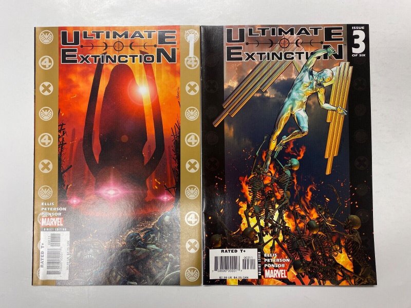 5 MARVEL comic books Ultimate Iron Man #3 4 Ultimate Extinction #1 3 4 86 K17