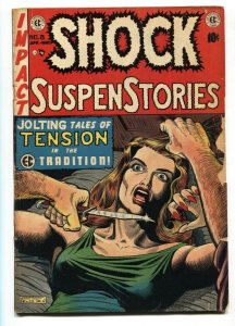 Shock SuspenStories #8 1953- EC comics Horror-Menaced with knife