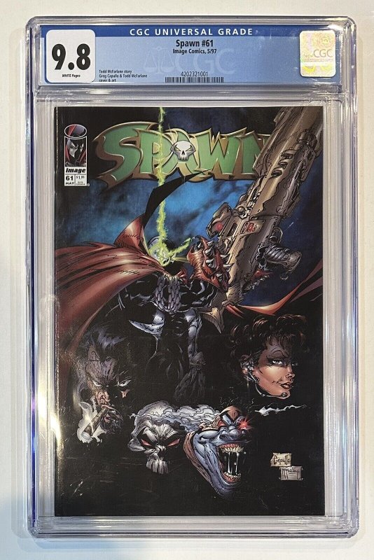 (1997) Todd McFarlane SPAWN #61 CGC 9.8 WP! 1st Jessica Priest (SHE SPAWN)!