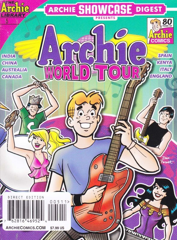 Archie Showcase Digest #5 VF ; Archie | World Tour