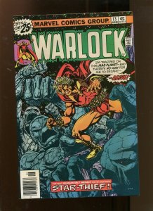 WARLOCK #13 (9.2) HERE DWELLS THE STAR THIEF! 1976