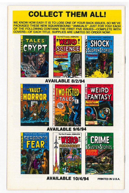 Incredible Science Fiction (1994 Gemstone) #9 NM