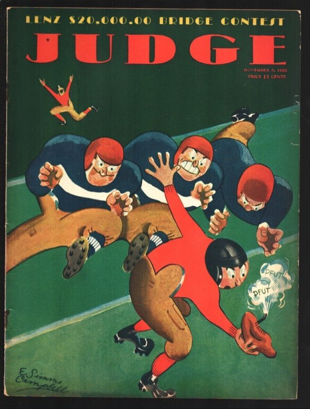 Judge 9/8/1930-Early comic humor mag-Charles Forbell-R.B. Fuller-Dow Walling-...