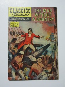 Classics Illustrated- 63 Man without a Country by Edward Everett Hale HRN 169