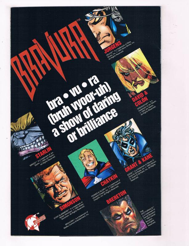 Power & Glory #1B NM Bravura Malibu Comics Comic Book Chaykin 1994 DE28