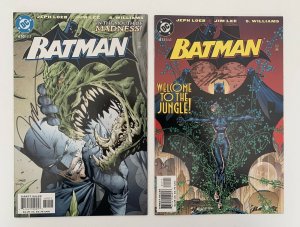 BATMAN#608-619 VF/NM LOT 2002 'HUSH' FULL RUN DC COMICS Signed By Jim Lee