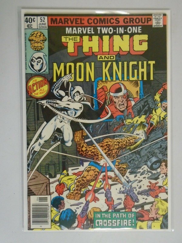 Marvel Two-in-One #52 Thing and Moon Knight 7.5 VF- (1979 1st Series)