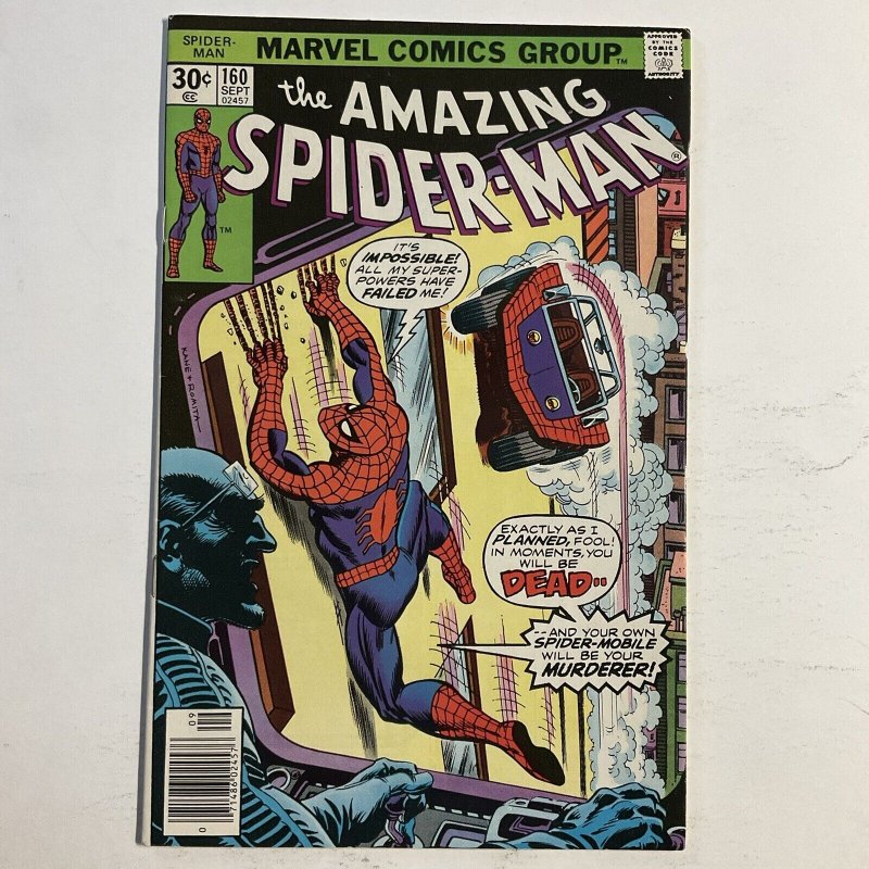 Amazing Spider-Man 1976 160 Marvel VF very fine 8.0 Newsstand