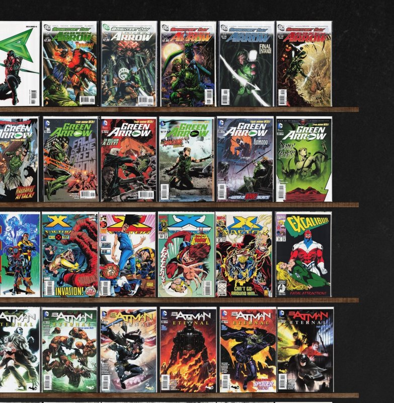 Huge Lot 150+ Comics with X-Factor, Green Arrow, Batman Eternal & More!