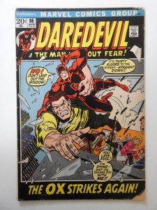 Daredevil #86 (1972) GD/VG Condition! 1 in tear back cover