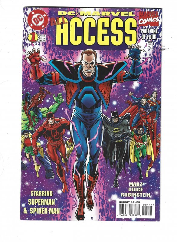 DC/Marvel: All Access #1 through 3 (1996) rb1