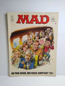 MAD Magazine July 1975 No 176 Airport Movie Fun Parody Humor Comic Gift For Dad