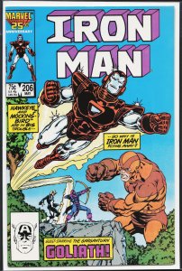 Iron Man #206 (1986) Iron Man