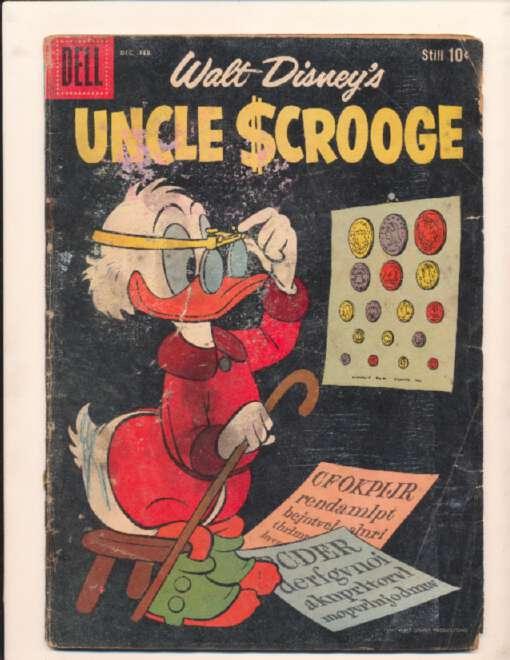 Uncle Scrooge #28, VG+ (Actual scan)