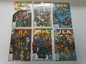 Justice Leagues set:#1-6 8.5 VF+ (2001)