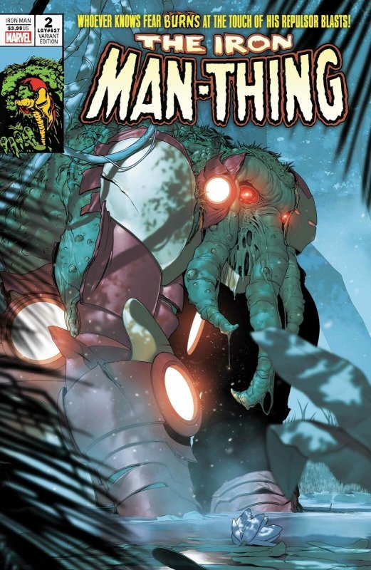 Iron Man #2 De Iulus Man-Thing Horror Variant (Marvel, 2020) NM