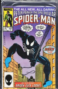 The Spectacular Spider-Man #107 (1985) Spider-Man [Key Issue]