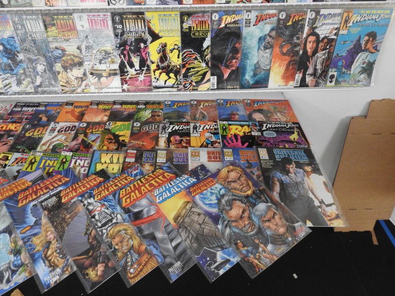 Huge Lot 190+ Comics W/ Avengers, Captain America, Indiana Jones+ Avg VF- Cond!!