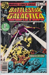 BATTLESTAR GALACTICA #1 (Mar 1979) FVF 7.0 white.