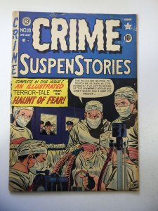 Crime SuspenStories #10 (1952) FR/GD 3 1/4 cumulative spine split